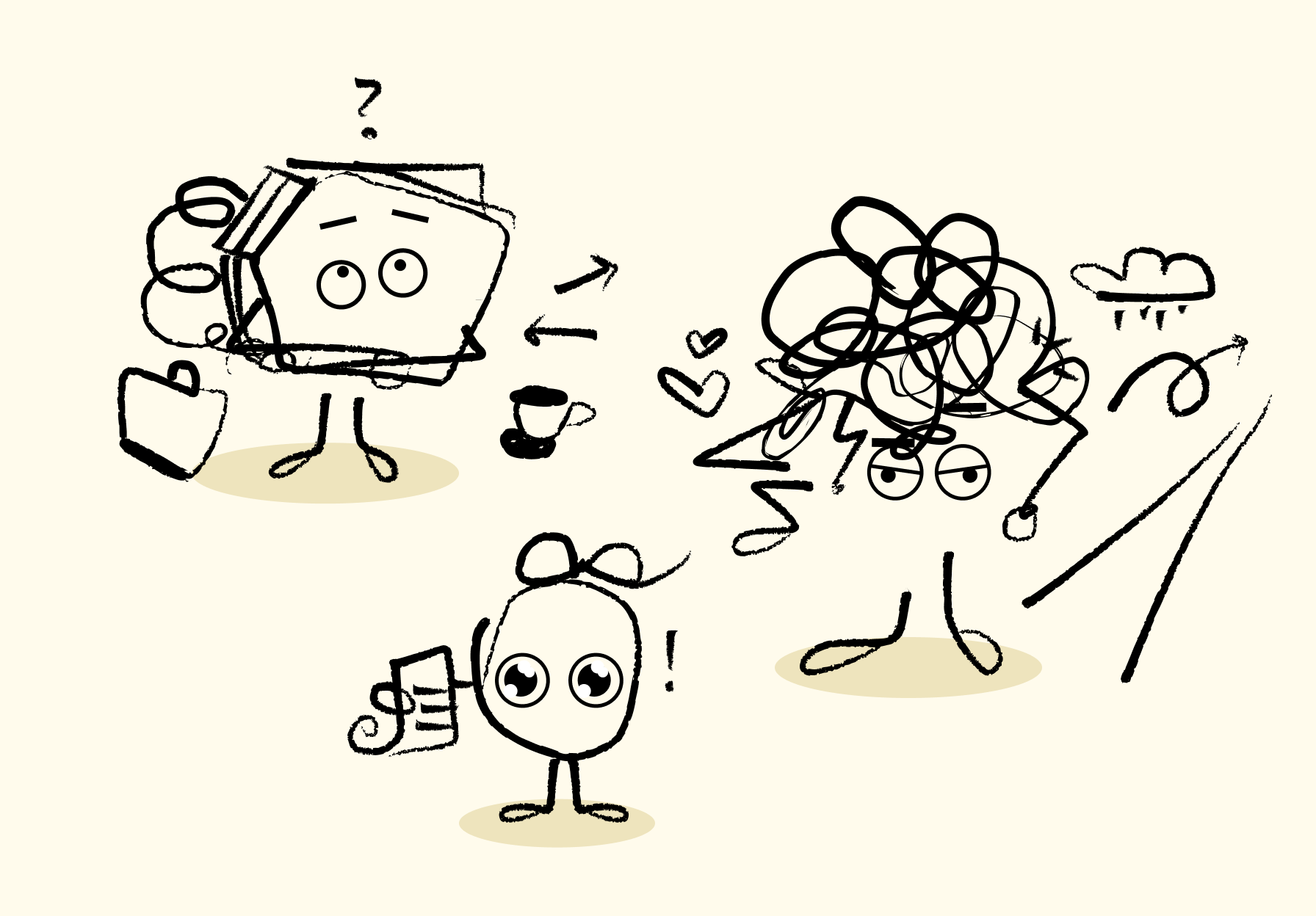 Det var en gang 3 problemer